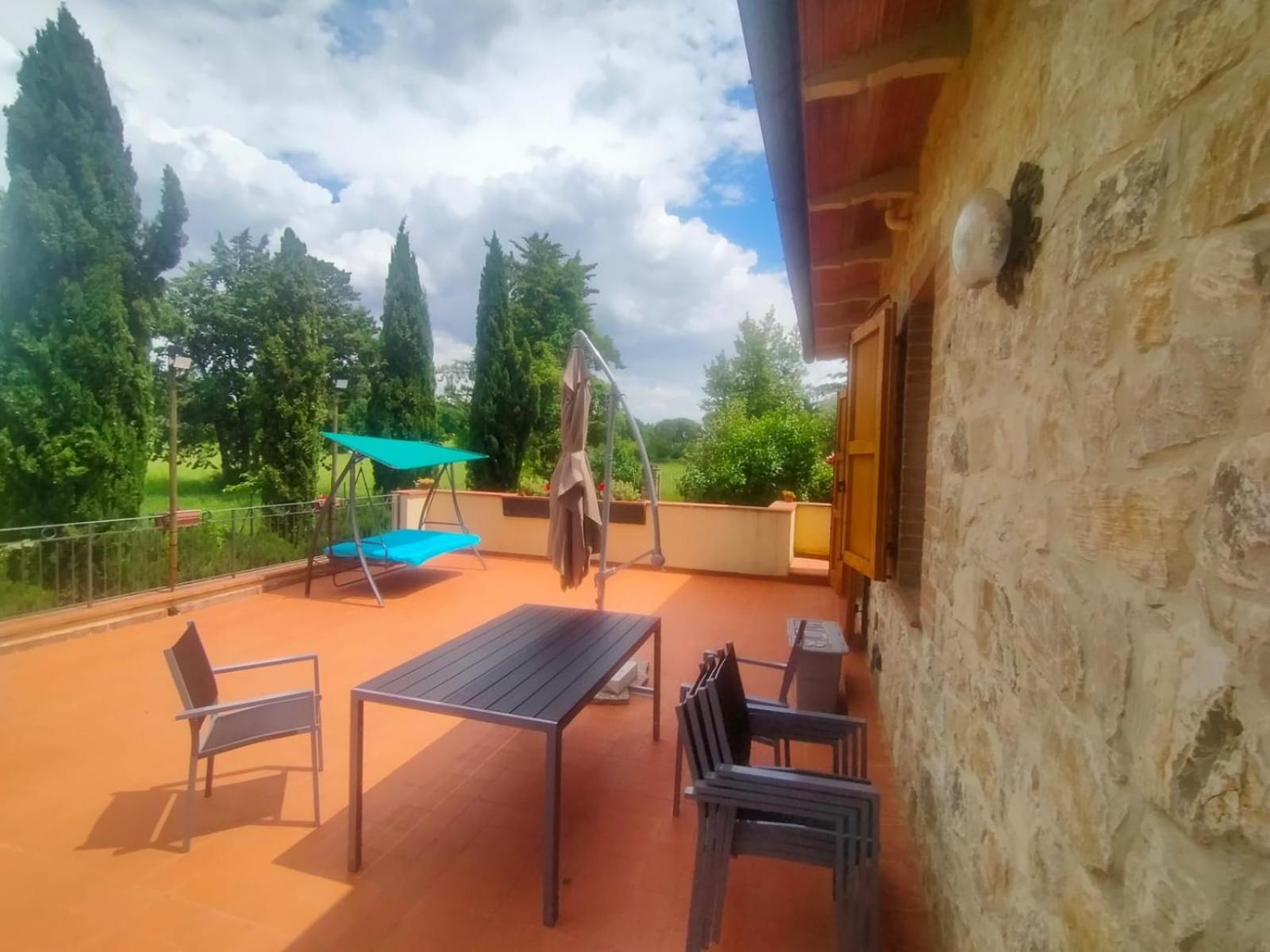 Villetta Con Parco Vicino San Gimignano Colle Val D'Elsa Luaran gambar
